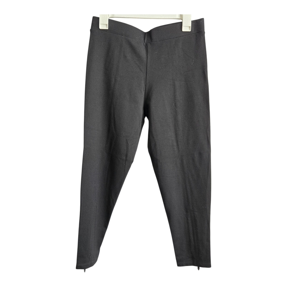 Lulu-B Black Ankle Cropped Trousers, Medium